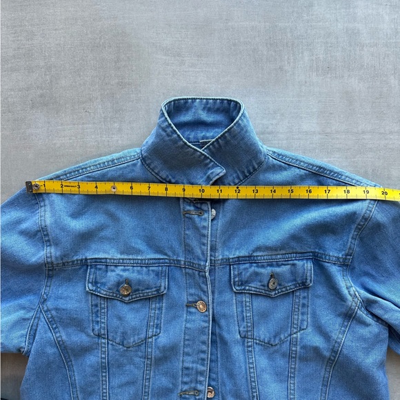Distressed Denim Jacket - Menβs Medium - Picture 11 of 12